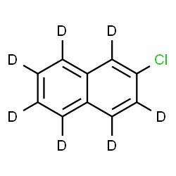 ChemSpider 2D Image | 2-Chloronaphthalene-d7 | C10D7Cl