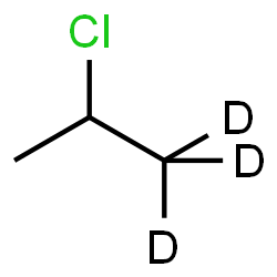 ChemSpider 2D Image | 2-Chloropropane-1,1,1-d3 | C3H4D3Cl