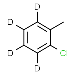 ChemSpider 2D Image | 2-Chlorotoluene-3,4,5,6-d4 | C7H3D4Cl