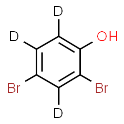 ChemSpider 2D Image | 2,4-Dibromo(~2~H_3_)phenol | C6HD3Br2O
