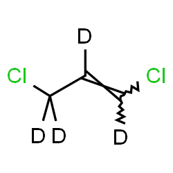 ChemSpider 2D Image | (1E)-1,3-Dichloro(~2~H_4_)-1-propene | C3D4Cl2