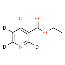 ChemSpider 2D Image | Ethyl Nicotinate-2,4,5,6-d4 | C8H5D4NO2