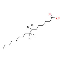 ChemSpider 2D Image | (7,7,8,8-~2~H_4_)Hexadecanoic acid | C16H28D4O2