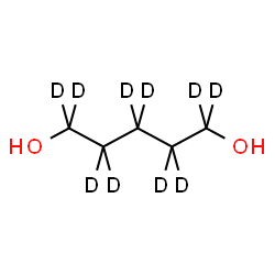 ChemSpider 2D Image | 1,5-(~2~H_10_)Pentanediol | C5H2D10O2