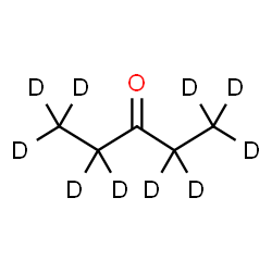 ChemSpider 2D Image | 3-Pentanone-d10 | C5D10O