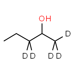 ChemSpider 2D Image | 2-(1,1,1,3,3-~2~H_5_)Pentanol | C5H7D5O