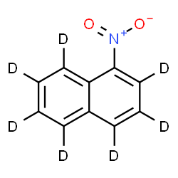 ChemSpider 2D Image | 1-Nitronaphthalene-d7 | C10D7NO2