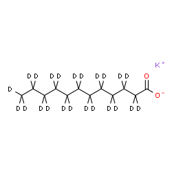 ChemSpider 2D Image | Potassium Dodecanoate-d23 | C12D23KO2