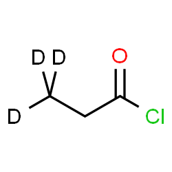 ChemSpider 2D Image | (3,3,3-~2~H_3_)Propanoyl chloride | C3H2D3ClO