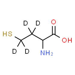 ChemSpider 2D Image | DL-Homocysteine-3,3,4,4-d4 | C4H5D4NO2S