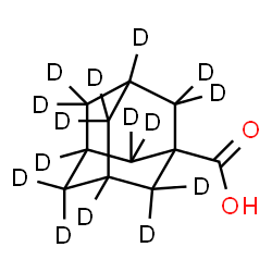 ChemSpider 2D Image | 1-(~2~H_15_)Adamantanecarboxylic acid | C11HD15O2