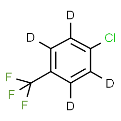 ChemSpider 2D Image | 1-Chloro-4-(trifluoromethyl)(~2~H_4_)benzene | C7D4ClF3