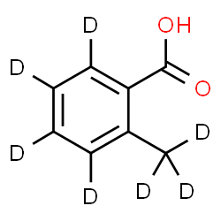 ChemSpider 2D Image | o-Toluic-d7 Acid | C8HD7O2