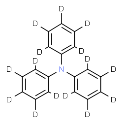 ChemSpider 2D Image | N,N-Bis[(~2~H_5_)phenyl](~2~H_5_)aniline | C18D15N