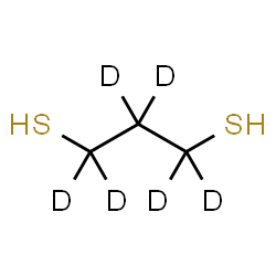 ChemSpider 2D Image | 1,3-(~2~H_6_)Propanedithiol | C3H2D6S2