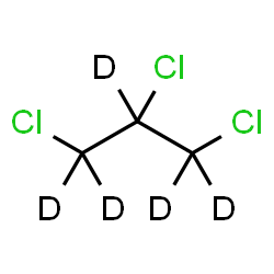 ChemSpider 2D Image | 1,2,3-Trichloro(~2~H_5_)propane | C3D5Cl3