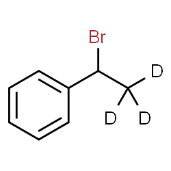 ChemSpider 2D Image | (1-BROMOETHYL-2,2,2-D3)BENZENE | C8H6D3Br