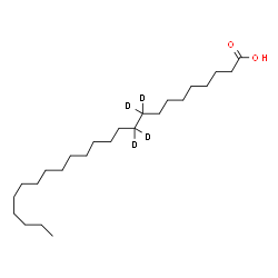 ChemSpider 2D Image | (9,9,10,10-~2~H_4_)Tetracosanoic acid | C24H44D4O2