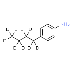 ChemSpider 2D Image | 4-(~2~H_9_)Butylaniline | C10H6D9N