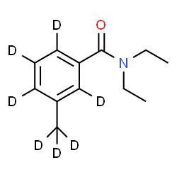 ChemSpider 2D Image | N,N-Diethyl-3-(~2~H_3_)methyl(~2~H_4_)benzamide | C12H10D7NO