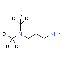 ChemSpider 2D Image | N,N-Bis[(~2~H_3_)methyl]-1,3-propanediamine | C5H8D6N2