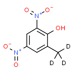 ChemSpider 2D Image | 2-(~2~H_3_)Methyl-4,6-dinitrophenol | C7H3D3N2O5