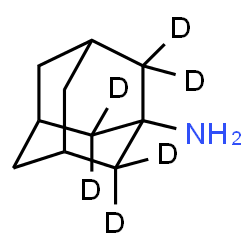 ChemSpider 2D Image | 1-(2,2,8,8,9,9-~2~H_6_)Adamantanamine | C10H11D6N
