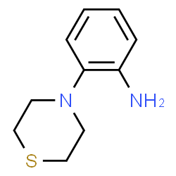 ChemSpider 2D Image | 2-(4-Thiomorpholinyl)aniline | C10H14N2S
