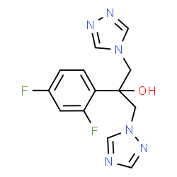 ChemSpider 2D Image | Iso Fluconazole | C13H12F2N6O