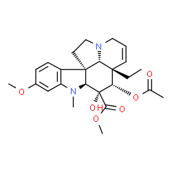 ChemSpider 2D Image | Vindoline | C25H32N2O6