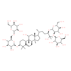ChemSpider 2D Image | (1S,4R,8beta,9beta,11alpha,17xi,24R)-1-{[6-O-(beta-D-Glucopyranosyl)-beta-D-glucopyranosyl]oxy}-11,25-dihydroxy-9,10,14-trimethyl-4,9-cyclo-9,10-secocholest-5-en-24-yl 2-O-beta-L-glucopyranosyl-beta-D-glucopyranoside | C54H92O24