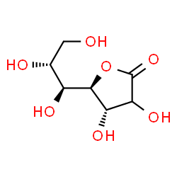 ChemSpider 2D Image | (4S,5R)-3,4-Dihydroxy-5-[(1S,2R)-1,2,3-trihydroxypropyl]dihydro-2(3H)-furanone | C7H12O7