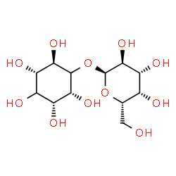 ChemSpider 2D Image | (2R,3R,5S,6R)-2,3,4,5,6-Pentahydroxycyclohexyl alpha-L-galactopyranoside | C12H22O11