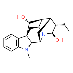 ChemSpider 2D Image | ajmalan-17,21-diol, (7alpha,20alpha,21beta)- | C20H26N2O2