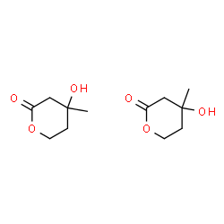 ChemSpider 2D Image | 4-hydroxy-4-methyl-tetrahydropyran-2-one | C12H20O6