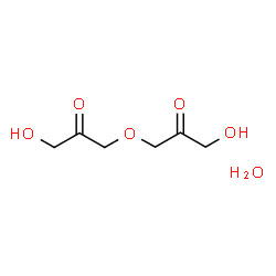 ChemSpider 2D Image | 1,1'-Oxybis(3-hydroxyacetone) hydrate (1:1) | C6H12O6