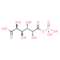 ChemSpider 2D Image | 1-(Phosphonooxy)-D-galacturonic acid | C6H11O11P