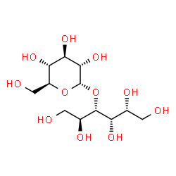 ChemSpider 2D Image | 4-O-alpha-L-Glucopyranosyl-L-glucitol | C12H24O11
