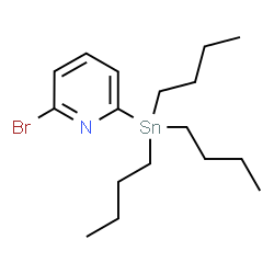 ChemSpider 2D Image | 2-Bromo-6-(tributylstannyl)pyridine | C17H30BrNSn