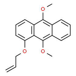 ChemSpider 2D Image | 1-(Allyloxy)-9,10-dimethoxyanthracene | C19H18O3