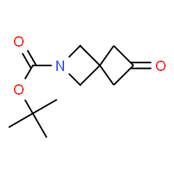 ChemSpider 2D Image | tert-butyl 6-oxo-2-azaspiro[3.3]heptane-2-carboxylate | C11H17NO3
