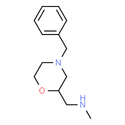 ChemSpider 2D Image | (4-Benzylmorpholin-2-ylmethyl)methylamine | C13H20N2O