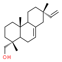 ChemSpider 2D Image | (5xi,9xi,13alpha)-Pimara-7,15-dien-18-ol | C20H32O
