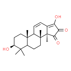 ChemSpider 2D Image | (3beta,9xi)-3,17-Dihydroxy-4,4,8,10,14-pentamethylgona-11,13(17)-diene-15,16-dione | C22H30O4