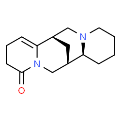 ChemSpider 2D Image | 5,6-Dehydrolupanine | C15H22N2O