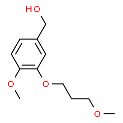 ChemSpider 2D Image | 3-(3-methoxypropoxy)-4-methoxyphenylmethanol | C12H18O4