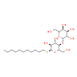 ChemSpider 2D Image | Undecyl (5xi)-4-O-[(5xi)-beta-D-arabino-hexopyranosyl]-1-thio-alpha-L-xylo-hexopyranoside | C23H44O10S