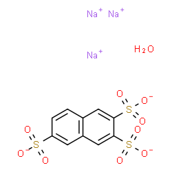 ChemSpider 2D Image | Sodium 2,3,6-naphthalenetrisulfonate hydrate (3:1:1) | C10H7Na3O10S3