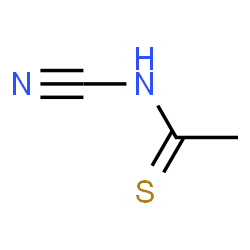 ChemSpider 2D Image | N-Cyanoethanethioamide | C3H4N2S