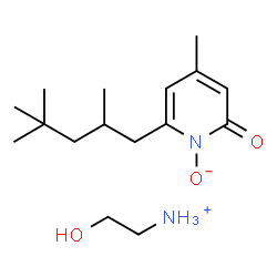 ChemSpider 2D Image | 2-Hydroxyethanaminium 4-methyl-2-oxo-6-(2,4,4-trimethylpentyl)-1(2H)-pyridinolate | C16H30N2O3
